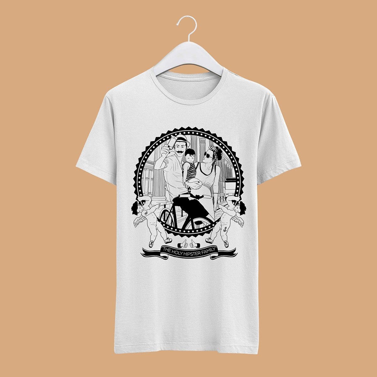 The Holy Hipster Family | t-shirt   TUTTISANTI